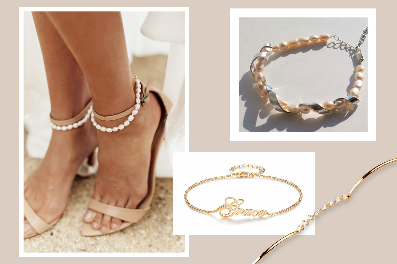 З чим носити браслет на ногу?